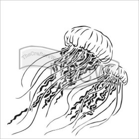 TCW šablona 30,5 x 30,5 cm - Jellyfish