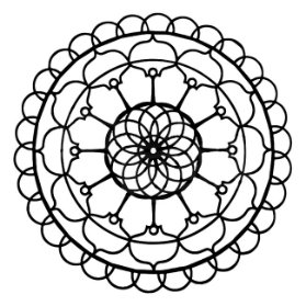 TCW šablona 15,24 x 15,24 cm - Fantasy sphere