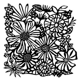 TCW šablona 15,24 x 15,24 cm – Bouquet Bliss