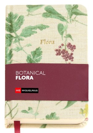 Miquelrius poznámkový zápisník Botanical Flora - Mediterranean A6