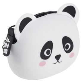 Peněženka se zipem Puppies to go - Panda, bílá