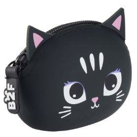Peněženka se zipem Puppies to go - Kotě, černá
