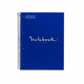 MIQUELRIUS poznámkový blok Emotions, A4, 80 listů, 90g, linkovaný, karton, modrý