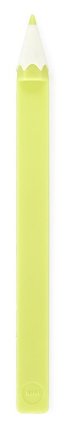 Záložka do knihy,grafit,zelená,nylon/plast, 15x1,2x1,2