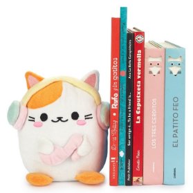 Zarážka na knihy, Kawaii Melody, bílá, polyester, 15x12x12cm