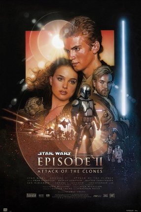 Plakát 61x91,5cm - Star Wars: Episode II - Attack of the Clones