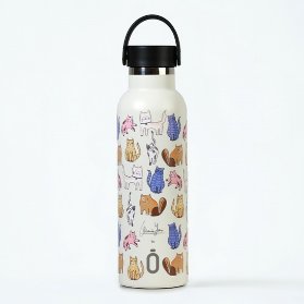 Termoláhev 600 ml Cats White