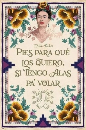 Plakát 61x91,5cm - Frida Kahlo