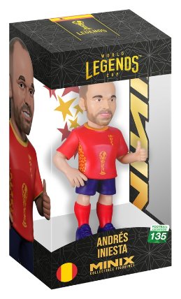 MINIX Football Legends: World Cup Legends Spain - Andrés Iniesta #135