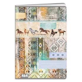 Sešit A4, 60 listů, typ 464 Wild horses