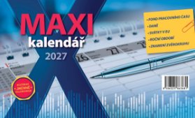Kalendář 2027 stolní: MAXI