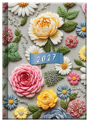 Praktik denní diář 2027 - KVĚTY (A6)
