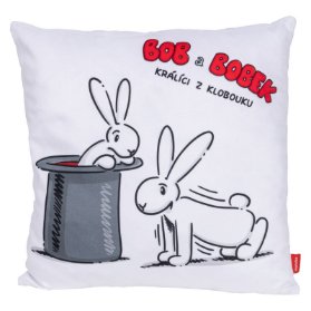 Bob a Bobek Polštář 30 x 30 cm - cvičit