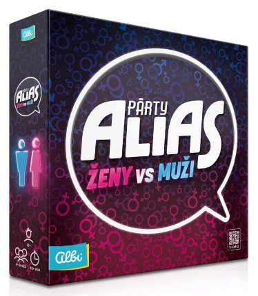 Párty Alias Ženy vs muži (redesign 2025)