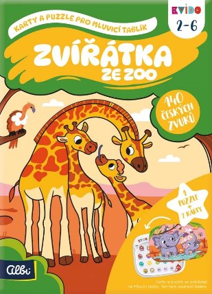 Kvído - Zvířátka ze zoo - karty a puzzle pro mluv. tablík 2