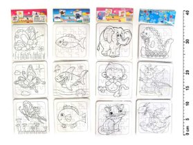Puzzle 891901 na vymalování 3ks