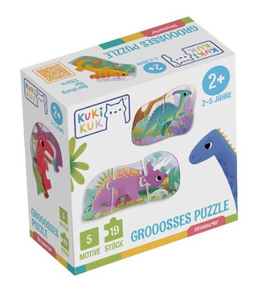 KukiKuk GROOOSSES PUZZLE Dinosaurier