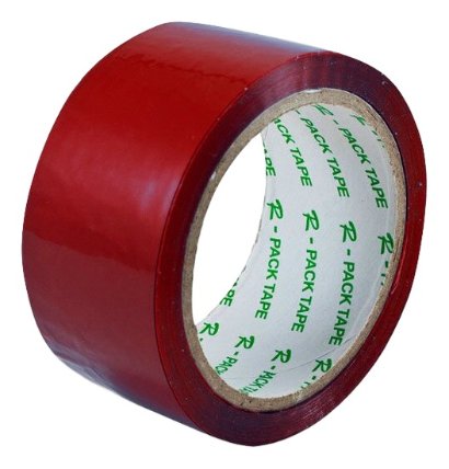 Barevná samolepicí páska Reas Pack 48 mm x 66 m, výběr barev červená