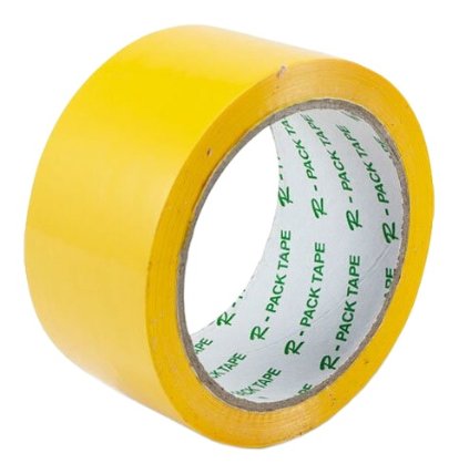 Barevná samolepicí páska Reas Pack 48 mm x 66 m, výběr barev žlutá