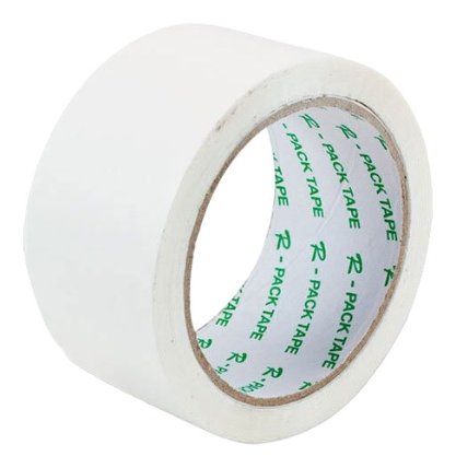 Barevná samolepicí páska Reas Pack 48 mm x 66 m, výběr barev bílá