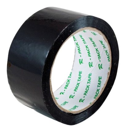 Barevná samolepicí páska Reas Pack 48 mm x 66 m, výběr barev černá