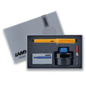 Lamy Safari Mango plnicí pero, dárková sada s konvertorem a inkoustem