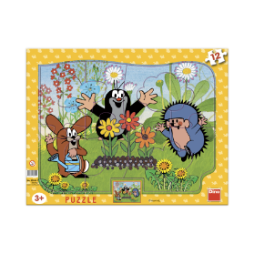 KRTEK + ZAHRADNÍK 12 deskové tvary Puzzle