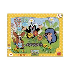 KRTEK + ZAHRADNÍK 12 deskové tvary Puzzle