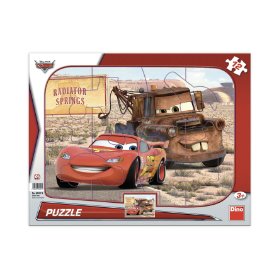 CARS: BLESK & BURÁK 12 deskové tvary Puzzle