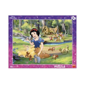SNĚHURKA A ZVÍŘÁTKA 40 deskové Puzzle