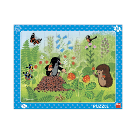 Deskové puzzle Krtek a jahody 40 dílků