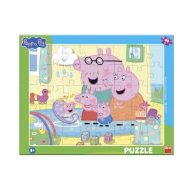 Puzzle Pappa Pig: Sourozenci 40 dílků deskové