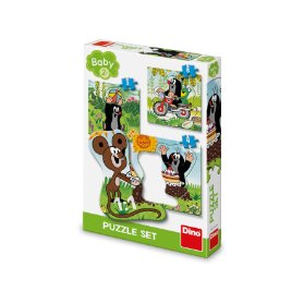 KRTEK NA LOUCE 3–5 baby Puzzle set NOVÝ