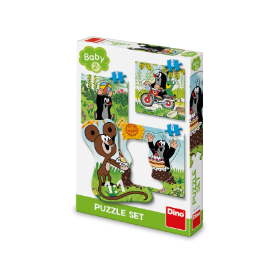 KRTEK NA LOUCE 3–5 baby Puzzle set NOVÝ
