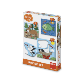 ZVÍŘÁTKA: KDE ŽIJÍ 3-5 baby Puzzle set NOVÝ