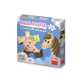 První hraní: Domácí zvířátka 15 maxi Puzzle