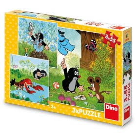 KRTEČEK A KALHOTKY 3x55 Puzzle NOVÉ