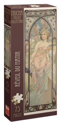 Alfons Mucha – Probuzení rána 75 panoramic Puzzle