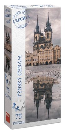 Týnský chrám 75 panoramic Puzzle