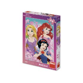 Puzzle Krásné princezny 24 dílků
