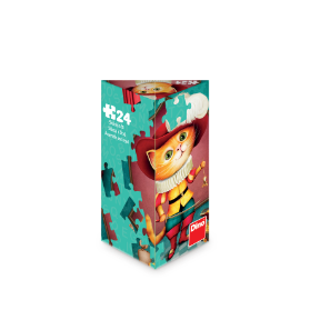 Puzzle Kocour v botách 24 dílků