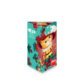 Puzzle Kocour v botách 24 dílků