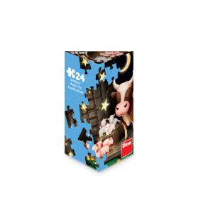Puzzle Zvířátka na farmě 24 dílků