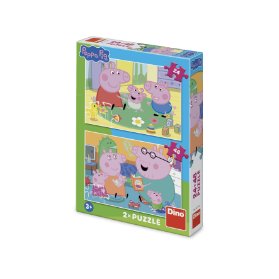 Puzzle Peppa Pig: Domov 24+48 dílků