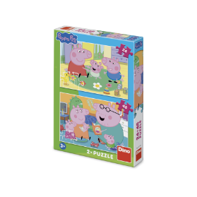 Puzzle Peppa Pig: Domov 24+48 dílků
