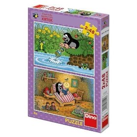 Krtek a perla - Puzzle 2x48 