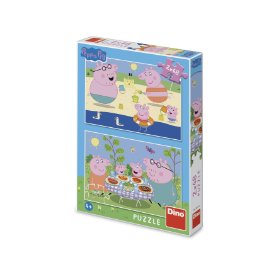Puzzle Peppa Pig: Na Dovolené 2x48 dílků