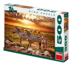 ZEBRY NA POUŠTI 500 Puzzle