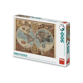 MAPA SVĚTA Z R. 1626 500 Puzzle