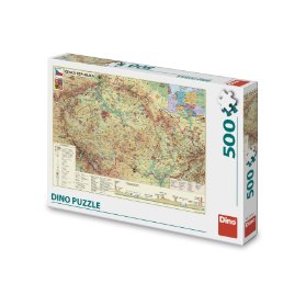 MAPA ČESKÉ REPUBLIKY 500 Puzzle